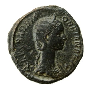 Roman Empire, Orbiana (225–227 CE), Sesterce. Very rare (191)