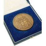 II RP, Piłsudski, Medal w rocznicę żałoby narodowej 1936, brąz (970)