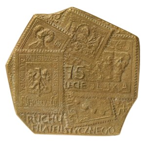People's Republic of Poland, Medal, 75th Anniversary of the Philatelic Movement, Stasiński (258)