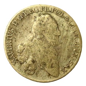 Sassonia, Ksawery in qualità di amministratore, 2/3 di tallero 1765 EDC, Dresda (983)