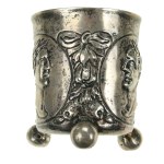 Baroque mug with likeness of Roman emperors, Augsburg mid-18th century (118)