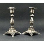Pair of candlesticks, silver, Portugal, 1843-1853 (120)