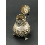 Jug with mascarons, silver Netherlands, Friesland, 19th century (129)