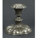 Candlestick with Jastrzębiec coat of arms, silver, Poland, 18th century (145)