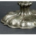 Candlestick with Jastrzębiec coat of arms, silver, Poland, 18th century (145)