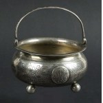 Sugar bowl, pr. 84 silver, Russia, Moscow, 1896 (150)