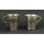 Pair of mugs, pr. 13 silver, Lviv, 1778 (154)