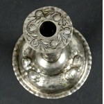 Neo-Baroque candlestick, pr. 800 silver, Germany, early 20th century. (167)