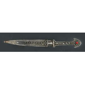 Ornamental knife, silver, 19th century (171)
