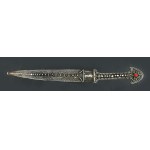 Ornamental knife, silver, 19th century (171)