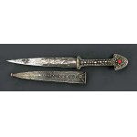 Ornamental knife, silver, 19th century (171)