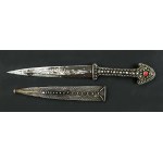 Ornamental knife, silver, 19th century (171)
