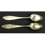 Pair of spoons, pr. 12 silver, Poland, Nowakowski Warsaw 1930s/40s (182)