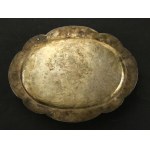 Platter, silver, China, early 20th century. (187)