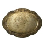 Platter, silver, China, early 20th century. (187)