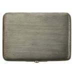 Cigarette case, pr. 84 silver, Russia, early 20th century. (192)
