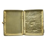 Cigarette case, 875 silver, Russia, USSR after 1926 (193)