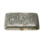 Cigarette case, 875 silver, Russia, USSR after 1926 (193)