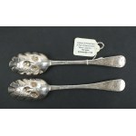 Pair of spoons, silver, Scotland, Edinburgh, 1745 (210)