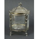 Pouche, silver with glass, France, 19th century (115)