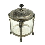 Pouche, silver with glass, France, 19th century (115)