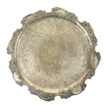 Platter, pr. 12 silver, Benjamin Wagner, Vilnius, 1830s/40s (116)