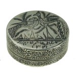Snuffer, silver, niello, Persia, 20th century. (199)