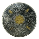 Snuffer, silver, niello, Persia, 20th century. (199)