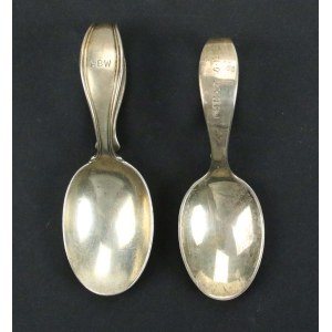 Baby feeding spoons, silver, USA, Tyffany &amp; Co (224)