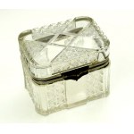 Glass biscuit, Russia early 20th century. (232)