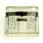 Glass biscuit, Russia early 20th century. (232)