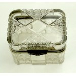 Glass biscuit, Russia early 20th century. (232)