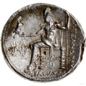 Tetradrachma, ok. 311–305 pne, mennica Babilon; Aw: Gło...