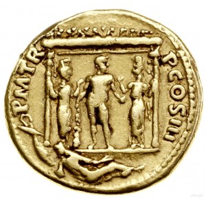 Aureus, 119–122, mennica Rzym; Aw: Głowa cesarza w wień...