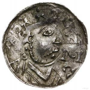 Denar, 1009–1024, mincerz Id; Aw: Popiersie władcy w pr...