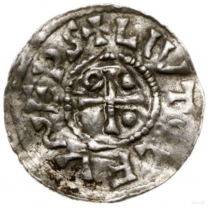 Denar, 989–996, mincerz Vilja; Aw: Krzyż grecki, w kąta...