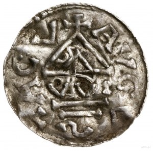 Denar, 989–996, mincerz Vilja; Aw: Krzyż grecki, w kąta...