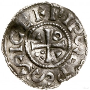 Denar, 1000–1006, mincerz Vilja; Aw: Krzyż grecki, w ką...