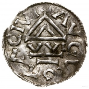 Denar, 1000–1006, mincerz Vilja; Aw: Krzyż grecki, w ką...