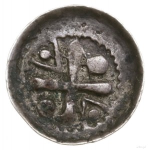 Denar krzyżowy, ok. 1090–1100, mennica Wrocław; Aw: Sze...