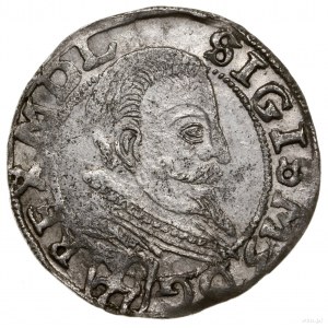 Grosz, 1597, mennica Lublin; Aw: Popiersie króla bez ko...