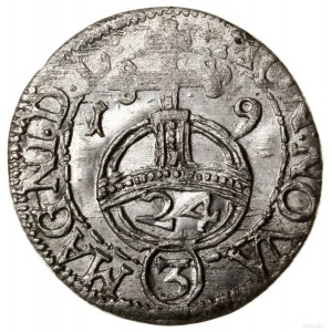 Półtorak, 1619, mennica Wilno; odmiana z herbem Wadwicz...