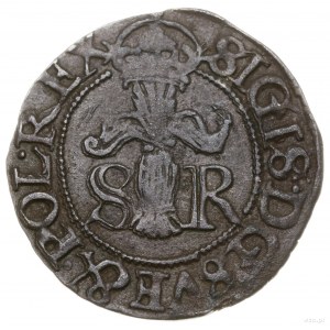 1/2 öre, 1597, mennica Sztokholm; odmiana z SVE & POL R...