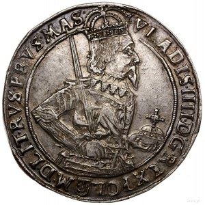 Talar, 1634, mennica Bydgoszcz; Aw: Półpostać króla w p...