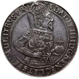 Talar, 1634/5, mennica Toruń; Aw: Półpostać króla w pra...