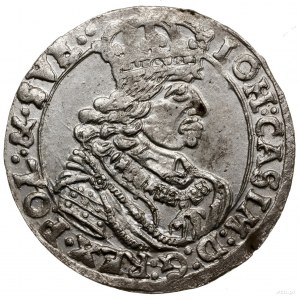 Szóstak, 1661 TT, mennica Bydgoszcz; litery T - T (inic...