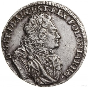 2/3 talara (coselgulden), 1707, Drezno; na rewersie zna...
