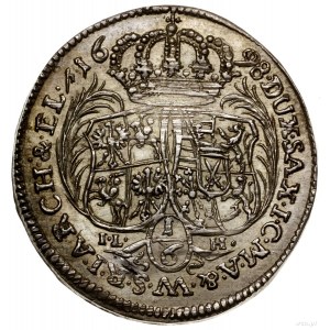 1/6 talara, 1698 IL - H, Drezno; Kahnt 161, Merseb. 161...