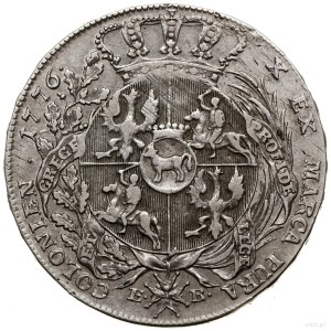 Talar, 1776 EB, Warszawa; Aw: Popiersie króla w zbroi, ...