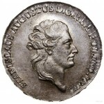 Półtalar, 1784 EB, Warszawa; Aw: Głowa króla w prawo, w...